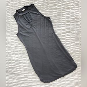 Charlotte Russe Charcoal Keyhole Dress